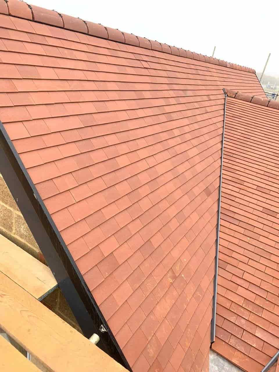 This is a photo of a new build roof installed in Sevenoaks, Kent. Installation carried out by Sevenoaks Roofers