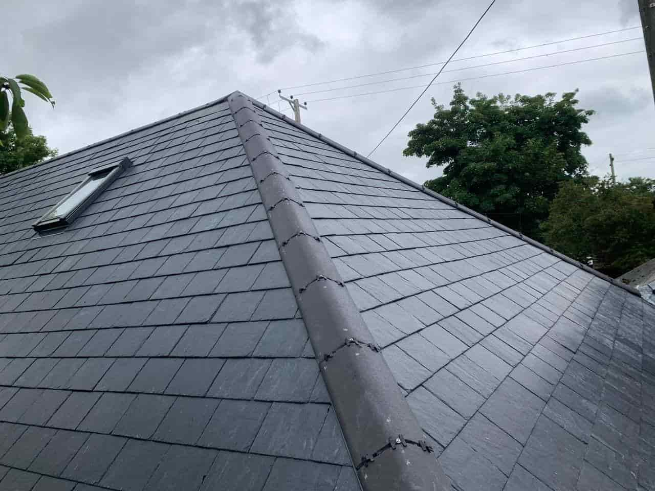 This is a photo of a slate roof installation in Sevenoaks, Kent. Installation carried out by Sevenoaks Roofers